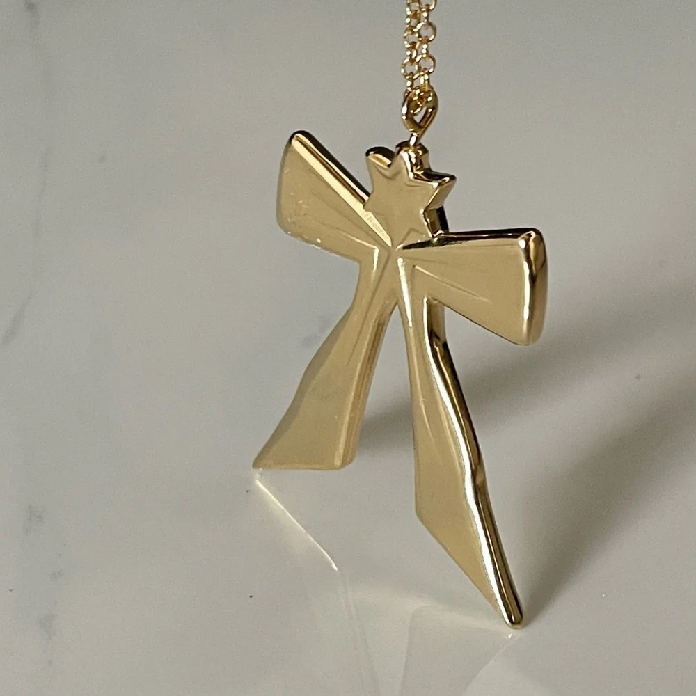 Gold Ribbon Palladium Ornament by Georg Jensen